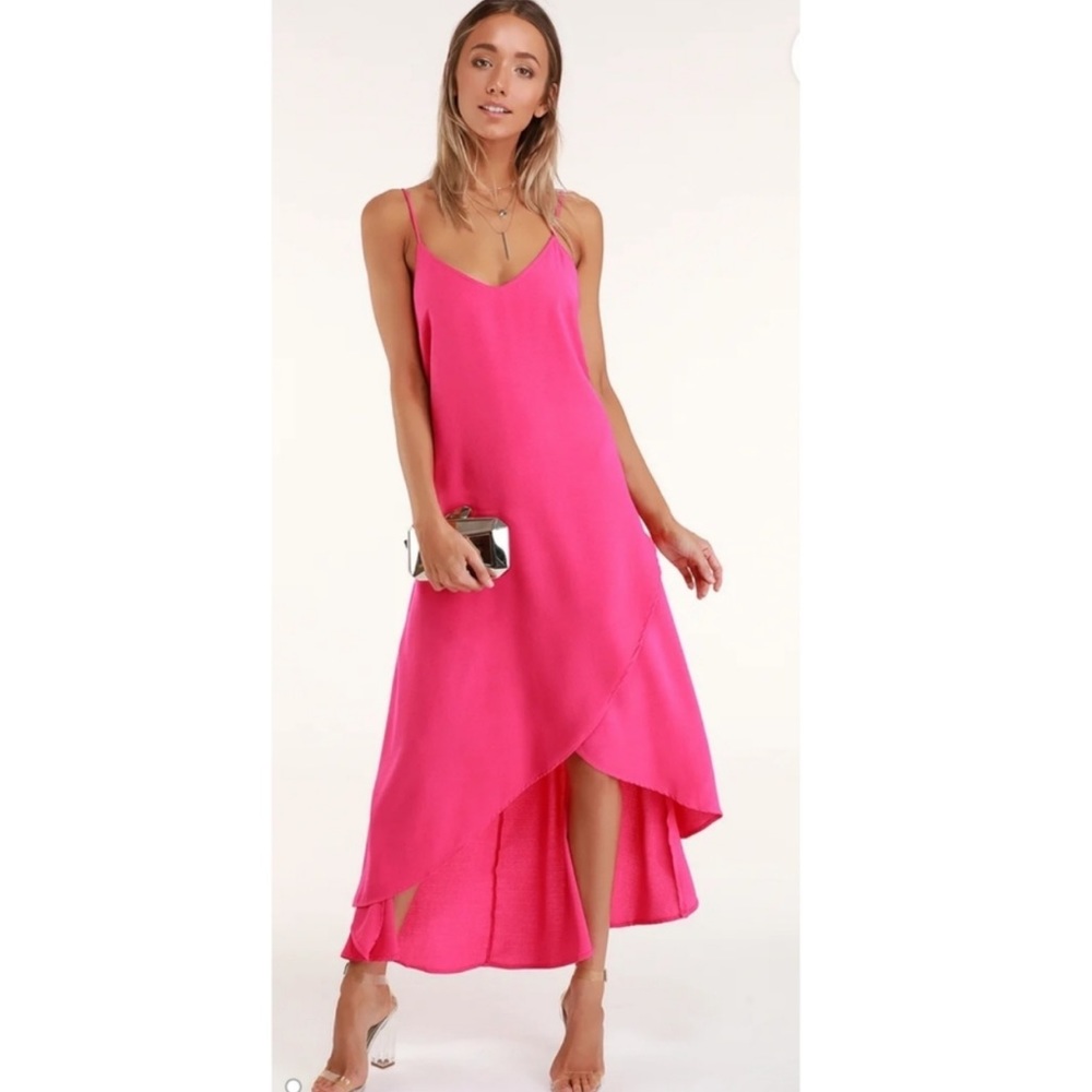 Lulus flowy pink dress